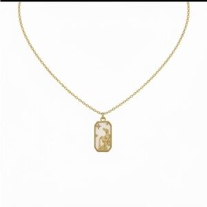 NWT You are Made of Magic Zodiac Aquarius Necklace 14K Gold Plated 16 -19 inches